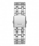 Guess Surge Chronograph Black Dial Silver Steel Strap Watch for Men - W1258G1 Authentic Buy Shop Now