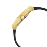 Guess Phoenix Multifunction Crystals Gold Dial Black Silicone Strap Watch For Men - GW0048G2 Authentic Buy Shop Now