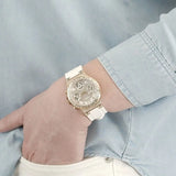 Guess Moonlight Diamonds White Dial White Rubber Strap Watch for Women - GW0257L2 Authentic Buy Shop Now