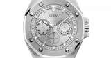 Guess Analog Quartz Silver Dial Silver Steel Strap Watch For Men - U0377G1 Authentic Buy Shop Now