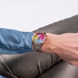 Guess Confetti Multifunction Multicolor Dial Rose Gold Steel Strap Watch For Women - GW0483L3 Authentic Buy Shop Now
