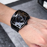 Guess Legend Black Dial Black Silicone Strap Watch For Men - GW0500G2 Authentic Buy Shop Now