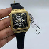 Guess Leo Multifunction Black Dial Black Silicone Strap Watch For Men - GW0637G2 Authentic Buy Shop Now