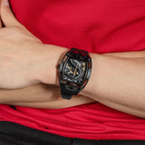 Guess Legend Analog Black Dial Black Rubber Strap Watch For Men - GW0648G1 Authentic Buy Shop Now