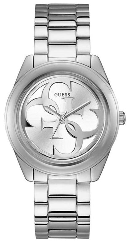 Guess G-Twist Silver Dial Silver Steel Strap Watch for Women - W1082L1 Authentic Buy Shop Now