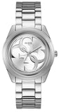 Guess G-Twist Silver Dial Silver Steel Strap Watch for Women - W1082L1 Authentic Buy Shop Now