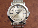 Burberry Heritage Collection Rose Gold Dial Silver Steel Strap Watch for Men - BU1352 Authentic Buy Shop Now