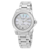 Gucci Dive Diamonds Mother of Pearl Dial Silver Steel Strap Watch For Women - YA136406 Authentic Buy Shop Now