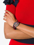 Gucci Le Marche Des Merveilles Blue Red Dial Blue Red Nylon Strap Unisex Watch - YA126493 Authentic Buy Shop Now