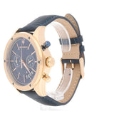 Maserati Circuito Blue Dial Blue Leather Strap Watch For Men - R8871627002 Authentic Buy Shop Now