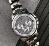 Maserati Royale Chronograph Grey Dial Silver Steel Strap Watch For Men - R8873637003 Authentic Buy Shop Now