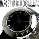 Marc Jacobs Amy Black Dial Black Leather Strap Watch for Women - MBM1140 Authentic Buy Shop Now