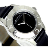 Marc Jacobs Blade Black Dial Black Leather Strap Watch for Women - MBM1211 Authentic Buy Shop Now