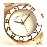Marc Jacobs Blade White Dial Gold Steel Strap Watch for Women - MBM3075 Authentic Buy Shop Now