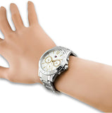 Tommy Hilfiger Haven Multifunction Chronograph White Dial Silver Steel Strap Watch For Women - 1782194 Authentic Buy Shop Now