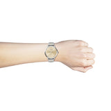 Hugo Boss Symphony Brown Dial Silver Mesh Bracelet Watch for Women - 1502423 Authentic Buy Shop Now