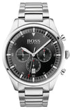 Hugo Boss Pioneer Black Dial Silver Steel Strap Watch for Men - 1513712 Authentic Buy Shop Now