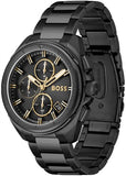 Hugo Boss Driver Black Dial Black Steel Strap Watch for Men - 1513277 Authentic Buy Shop Now