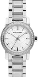 Burberry The City Diamonds Silver Dial Silver Steel Strap Watch for Women - BU9220 Authentic Buy Shop Now