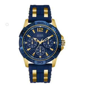 Guess Oasis Blue Dial Two Tone Steel Strap Watch for Men - W0366G6 Authentic Buy Shop Now