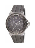 Guess Force Grey Dial Grey Rubber Strap Watch For Men - W0674G8 Authentic Buy Shop Now