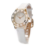 Marc Jacobs Blade White Dial White Leather Strap Watch for Women - MBM1179 Authentic Buy Shop Now