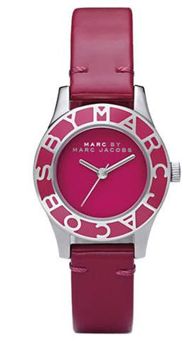 Marc Jacobs Blade Red Dial Red Leather Strap Watch for Women - MBM1157 Authentic Buy Shop Now