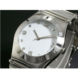 Marc Jacobs White Dial Silver Steel Strap Watch for Women - MBM3030 Authentic Buy Shop Now