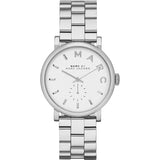 Marc Jacobs Baker White Dial Silver Steel Strap Watch for Women - MBM3246 Authentic Buy Shop Now