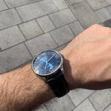 Tissot Chemin Des Tourelles Powermatic 80 Blue Dial Blue Leather Strap Watch for Men - T099.407.16.048.00 Authentic Buy Shop Now