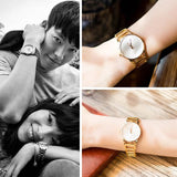 Calvin Klein Stately White Dial Gold Steel Strap Watch for Women - K3G2352W Authentic Buy Shop Now