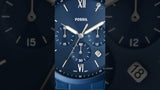 Fossil Neutra Chronograph Blue Dial Blue Steel Strap Watch for Men - FS5826 Authentic Buy Shop Now