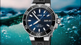 Oris Aquis Date Blue Dial Black Rubber Strap Watch for Men - 0173377304152-0742464EB Authentic Buy Shop Now