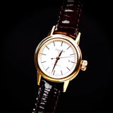 Tissot Carson Automatic White Dial Brown Leather Strap Watch For Women - T085.207.36.011.00 Authentic Buy Shop Now