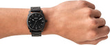 Fossil Machine Black Dial Black Steel Strap Watch for Men - FS4775 Authentic Buy Shop Now