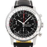 Breitling Navitimer 1 Chronograph 41mm Automatic Black Dial Black Leather Strap Mens Watch - A13324121B1P1 Authentic Buy Shop Now