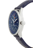 Breitling Navitimer Automatic 35 Blue Dial Blue Leather Strap Watch for Men - A17395161C1P1 Authentic Buy Shop Now
