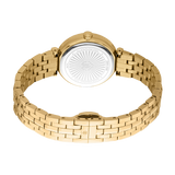 Just Cavalli Chiarezza Snake Core Red Dial Gold Steel Strap Watch for Women - RC5L078M0035 Authentic Buy Shop Now