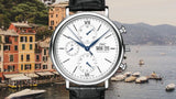 IWC Portofino Chronograph White Dial Black Leather Strap Watch for Men - IW391024 Authentic Buy Shop Now