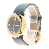Marc Jacobs Blade Blue Dial Blue Leather Strap Watch for Women - MBM1224 Authentic Buy Shop Now