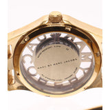 Marc Jacobs Henry Skeleton Gold Dial Gold Steel Strap Watch for Women - MBM3263 Authentic Buy Shop Now