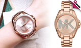 Michael Kors Runway Rose Gold Dial Rose Gold Steel Strap Watch For Women - MK5853 Authentic Buy Shop Now