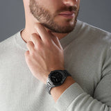 Hugo Boss Talent Black Ceramic Dial Black Steel Strap Watch for Men - 1513581 Authentic Buy Shop Now