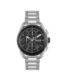 Hugo Boss Volane Black Dial Silver Steel Strap Watch for Men - 1513949 Authentic Buy Shop Now