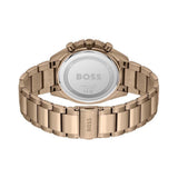 Hugo Boss Trophy Grey Dial Rose Gold Steel Strap Watch for Men - 1513632 Authentic Buy Shop Now
