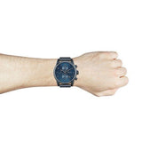 Hugo Boss Skymaster Chronograph Blue Dial Blue Mesh Bracelet Watch for Men - 1513836 Authentic Buy Shop Now