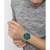 Hugo Boss Admiral Green Dial Silver Mesh Bracelet Watch for Men - 1513905 Authentic Buy Shop Now