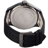 Hugo Boss Aeroliner Maxx Quartz Black Dial Black Nylon Strap Watch For Men - HB1513086 Authentic Buy Shop Now