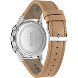 Hugo Boss Allure Black Dial Brown Leather Strap Watch for Men - 1513964 Authentic Buy Shop Now