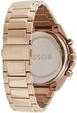 Hugo Boss Classic Chronograph Green Dial Beige Gold Steel Strap Watch For Men - 1514019 Authentic Buy Shop Now